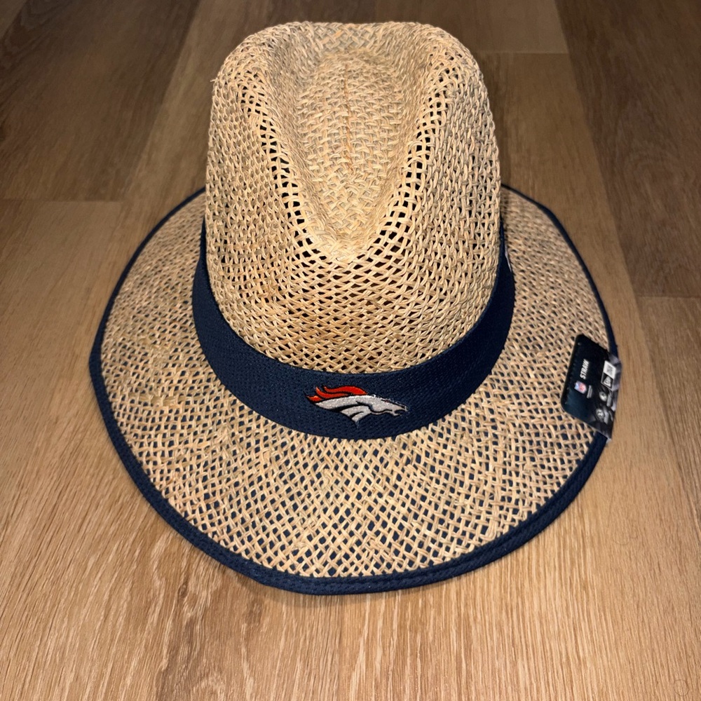 New Era Cap Denver Broncos NFL Training Straw Hat One Size New